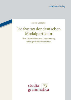 【预订】Die Syntax der deutschen Modalpartikeln 9783050051697