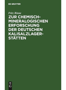 预订 Zur chemisch-mineralogischen Erforschung der deutschen Kalisalzlagerstätten: Antrittsrede gehalten in der Aula der