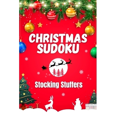 预订 Christmas Sudoku Stocking Stuffers: 100 Fun Easy, Medium and Hard Puzzles for Adults: 9798868495861