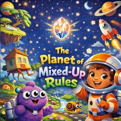 预订 The Planet Of Mixed-Up Rules: Children’s Fantasy, Kid’s Storybook, Planets & Magic 8.5 x 8.5 inches 40 pages 9798