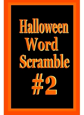 预订 Halloween Word Scramble Puzzle Book #2: 9798487644008