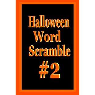 Scramble Word Puzzle Book 9798487644008 预订 Halloween
