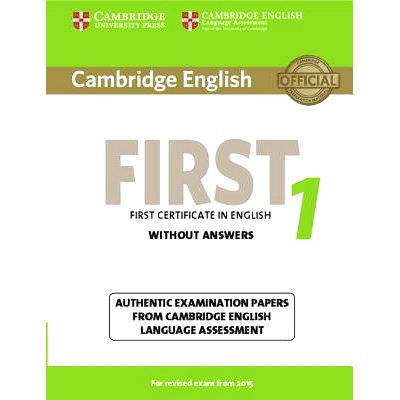 预订 Cambridge English First 1 for Revised Exam from 2015 Student’s Book Without Answers: Authentic Examination Papers