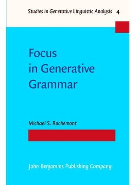 预订 Focus in Generative Grammar.: 9789027227911