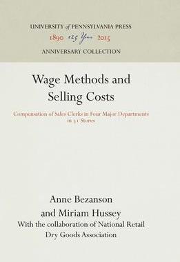 [预订]Wage Methods and Selling Costs 9781512810301