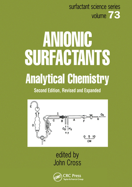 【预订】Anionic Surfactants: Analytical Chemistry, Second Edition, 9780367455781