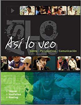 [预订]Asi Lo Veo: Gente, Perspectivas, Comunicacion (Quia): Gente, Perspectivas, Comunicacion 9780073534404
