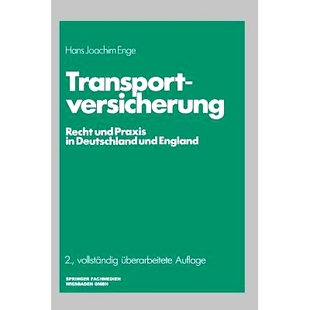 und Praxis 预订 England Recht Deutschland 9783409858441 Transportversicherung