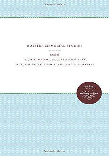 [预订]Royster Memorial Studies 9781469612065
