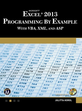 预订 Microsoft Excel 2013 Programming by Example with VBA, XML, and ASP Microsoft Excel 2013 使用 VBA、XML 和 ASP 进行示