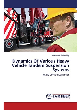 预订 Dynamics Of Various Heavy Vehicle Tandem Suspension Systems: 9783659560668