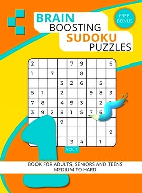预订 Brain Boosting Sudoku Puzzles: Book for Adults, Seniors And Teens Medium To Hard: 9798320955186