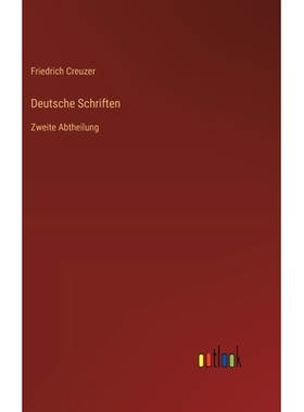 预订 Deutsche Schriften: Zweite Abtheilung: 9783368562205