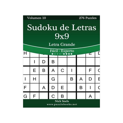[预订]Sudoku de Letras 9x9 Impresiones Con Letra Grande - de Facil a Experto - Volumen 10 - 276 Puzzles 9781514187784