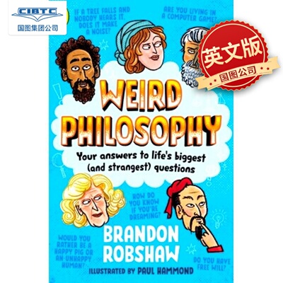 现货 奇怪的哲学 中外哲学启蒙读物 儿童科普插图桥梁书 庄子亚里士多德 英文原版进口 Weird Philosophy