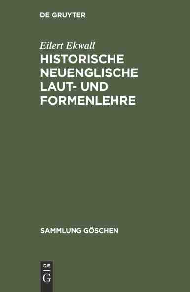 【预订】Historische neuenglische Laut- und Formenlehre 9783111214948