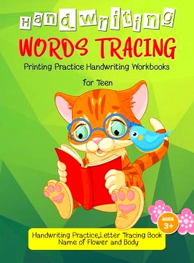 预订 Words Tracing: Printing Practice Handwriting Workbook for Teen: Handwriting Practice, Letters Tracing Book, (Name o
