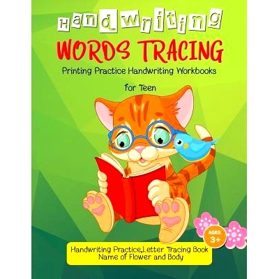 预订 Words Tracing: Printing Practice Handwriting Workbook for Teen: Handwriting Practice, Letters Tracing Book, (Name o