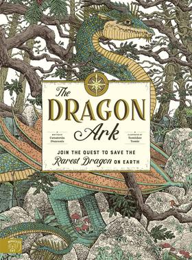 龙舟 精装绘本 Tomislav Tomic 克罗地亚插画师 英文原版 The Dragon Ark: Join the quest to save the rarest dragon on Earth