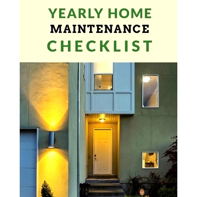 预订 Yearly Home Maintenance Check List: Yearly Home Maintenance For Homeowners Investors HVAC Yard Inventory Rental Pro