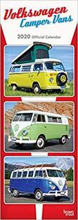 Camper Volkswagen Vans 2020 Calendar Slim 预售