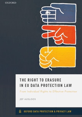 【预订】The Right to Erasure in EU Data Protection Law
