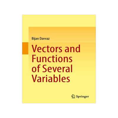 [预订]Vectors and Functions of Several Variables 9789819929344