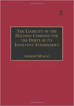 【预售】The Liability of the Holding Company for the Debts of its Insolvent Subsidiaries