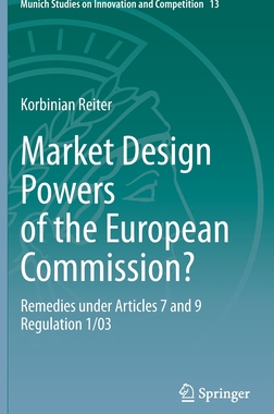 【预订】Market Design Powers of the European Commission?