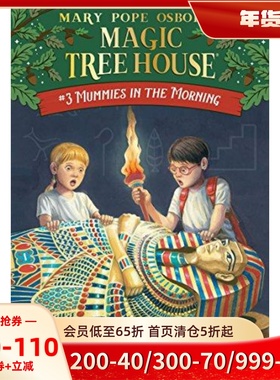 现货 英文原版 神奇树屋3：木乃伊之谜 Magic Tree House: Mummies in the Morning