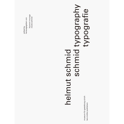 预订 Helmut Schmid: Typography: 9783037787397