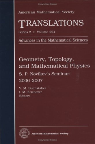 【预售】Geometry, Topology, and Mathematical Physics: S. P. Novikov’s Seminar: 2006-2007 书籍/杂志/报纸 原版其它 原图主图