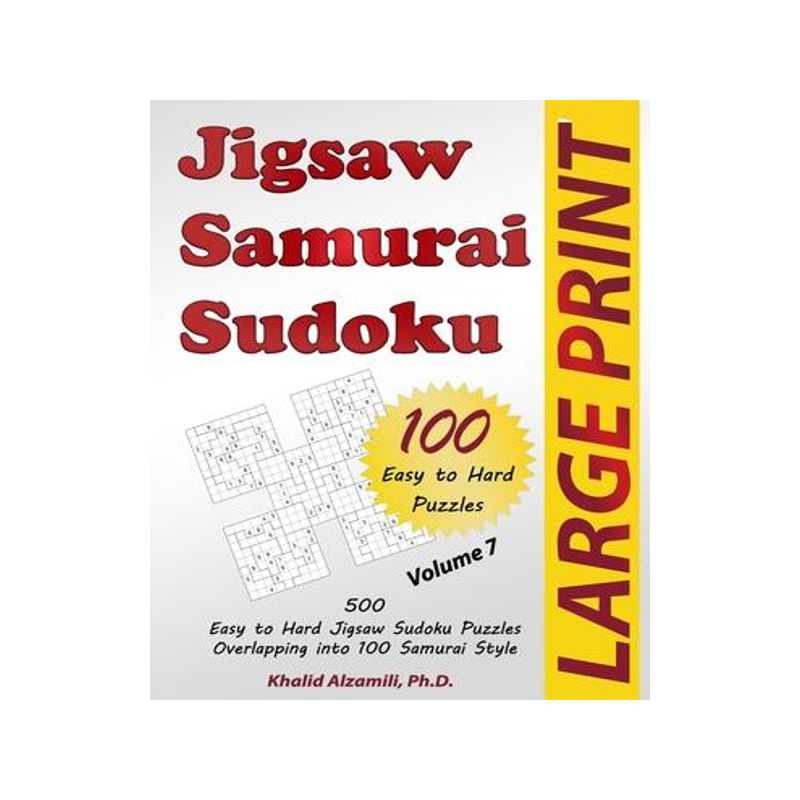 [预订]Jigsaw Samurai Sudoku: 500 Easy to Hard Jigsaw Sudoku Puzzles Overlapping into 100 Samurai Style 9789922636191