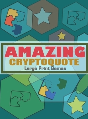 预订 Amazing Cryptoquote Large Print Games: Cryptoquote Puzzles For Adults and Seniors: 9798320605289