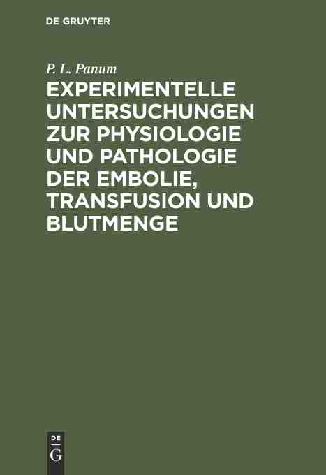 【预订】Experimentelle Untersuchungen zur Physiologie und Pathologie der Emb 9783111284903 书籍/杂志/报纸 科普读物/自然科学/技术类原版书 原图主图