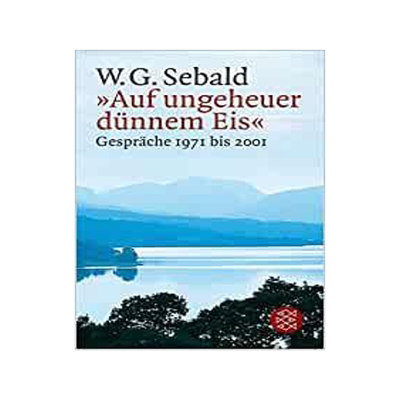 德文原版 温弗里德·塞巴尔德 难以置信的薄冰 Auf ungeheuer dünnem Eis«: Gespräche 1971 bis 2001 W G Sebald