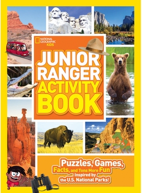 预订 Junior Ranger Activity Book: Puzzles, Games, Facts, and Tons More Fun Inspired by the U.S. National Parks!: 9781426