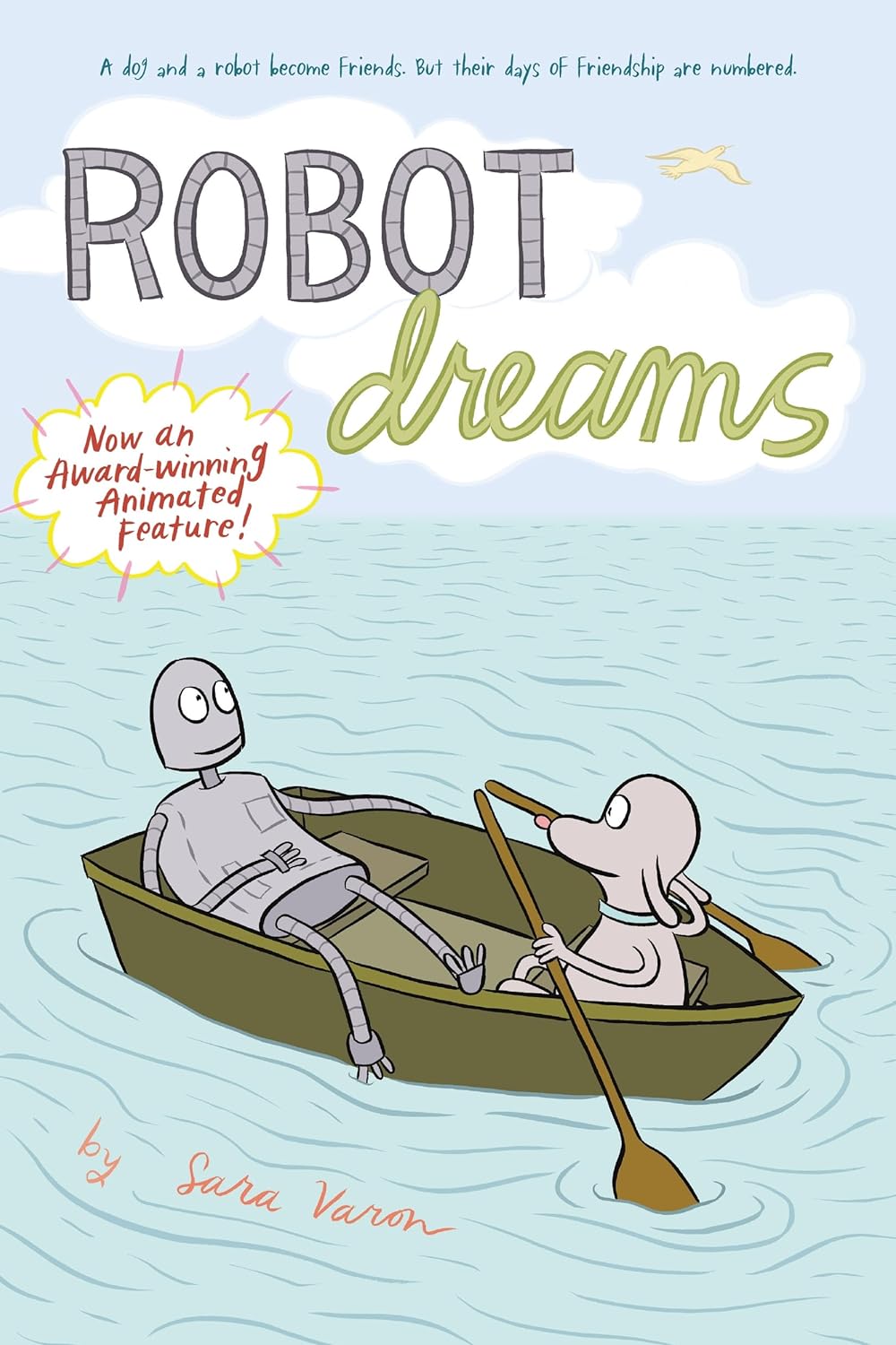 预售 机器人之梦 Robot Dreams 电影原著漫画 英文原版 Sara Varon 小狗机器人 再见机器人 奥斯卡提名动画