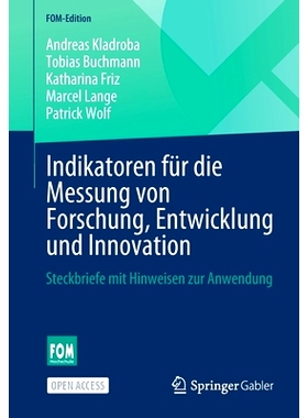 预订 Indikatoren für die Messung von Forschung, Entwicklung und Innovation: 9783658328856