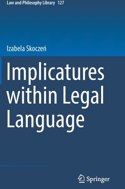 【预订】Implicatures within Legal Language