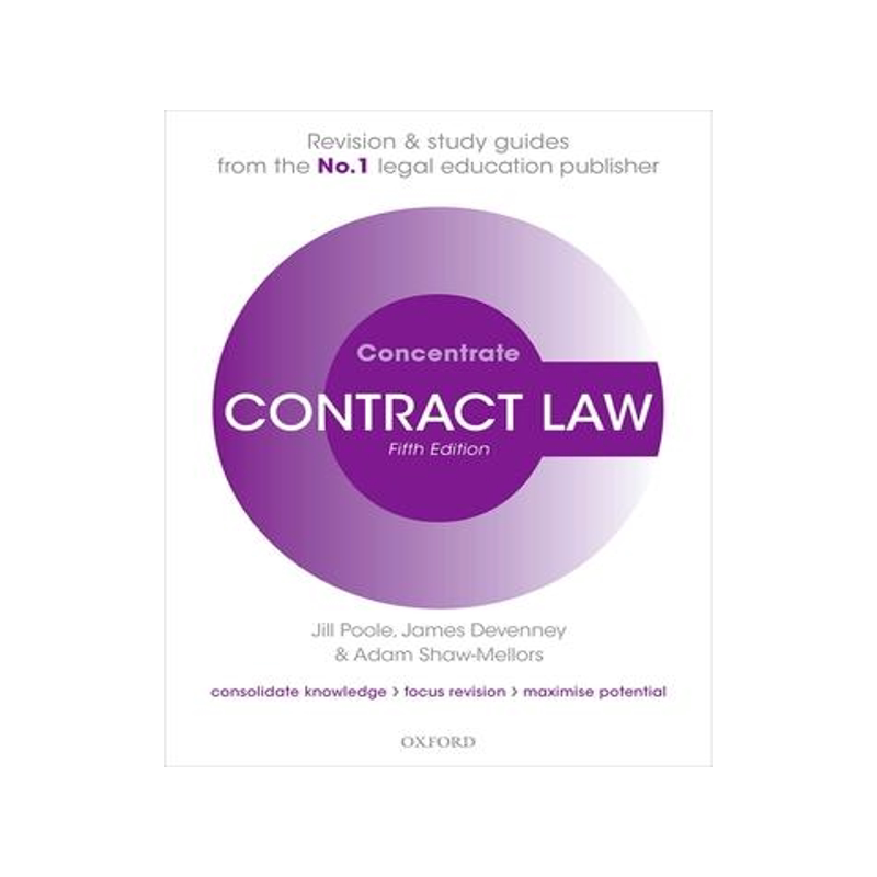 [预订]Contract Law Concentrate 9780192897336