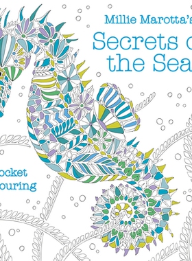 预订 Millie Marotta’s Secrets of the Sea: Pocket Colouring: 9781849947909