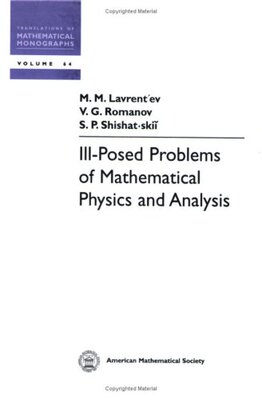 【预售】Ill-Posed Problems of Mathematical Physics and Analysis