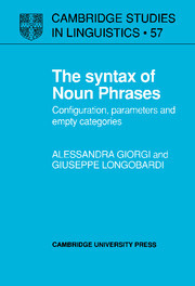 【预订】The Syntax of Noun Phrases