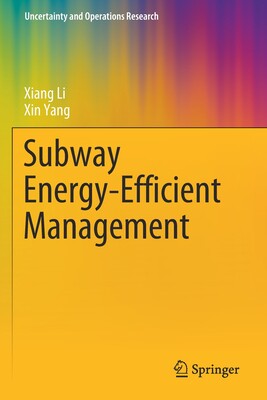 【预订】Subway Energy-Efficient Management 9789811577871