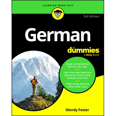现货 German for Dummies, 3rd Edition 德语入门(第三版): 9781394321261