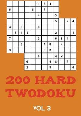 [预订]200 Hard Twodoku Vol 3: Two overlapping Sudoku, puzzle booklet, 2 puzzles per page 9781671788640