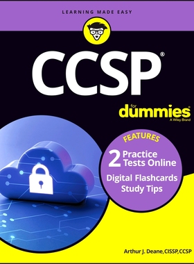 预订 Ccsp for Dummies 2E (+ 2 Practice Tests & 100 Flashcards Online) 思科认证互联网专家达人迷 第2版（+ 2个实践测试与100