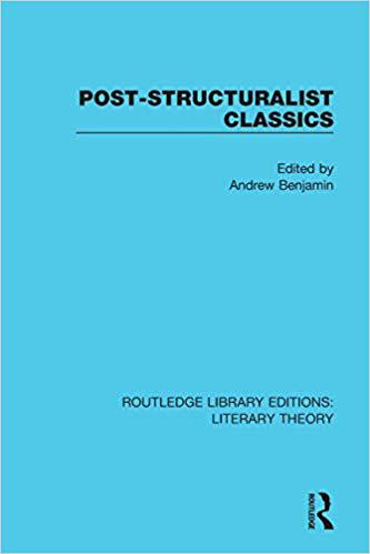【预售】Post-Structuralist Classics