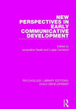 【预订】New Perspectives in Early Communicative Development